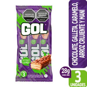 Chocolatina GOL (3 Unidades)